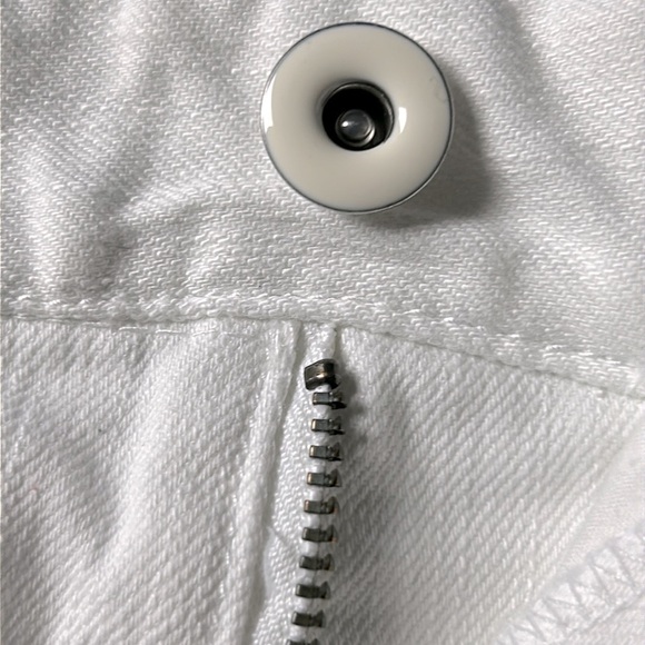 Host Pick NORTHERN Reflections Town Mid Rise White Denim Jeans Pants Siez 18P - Picture 7 of 12